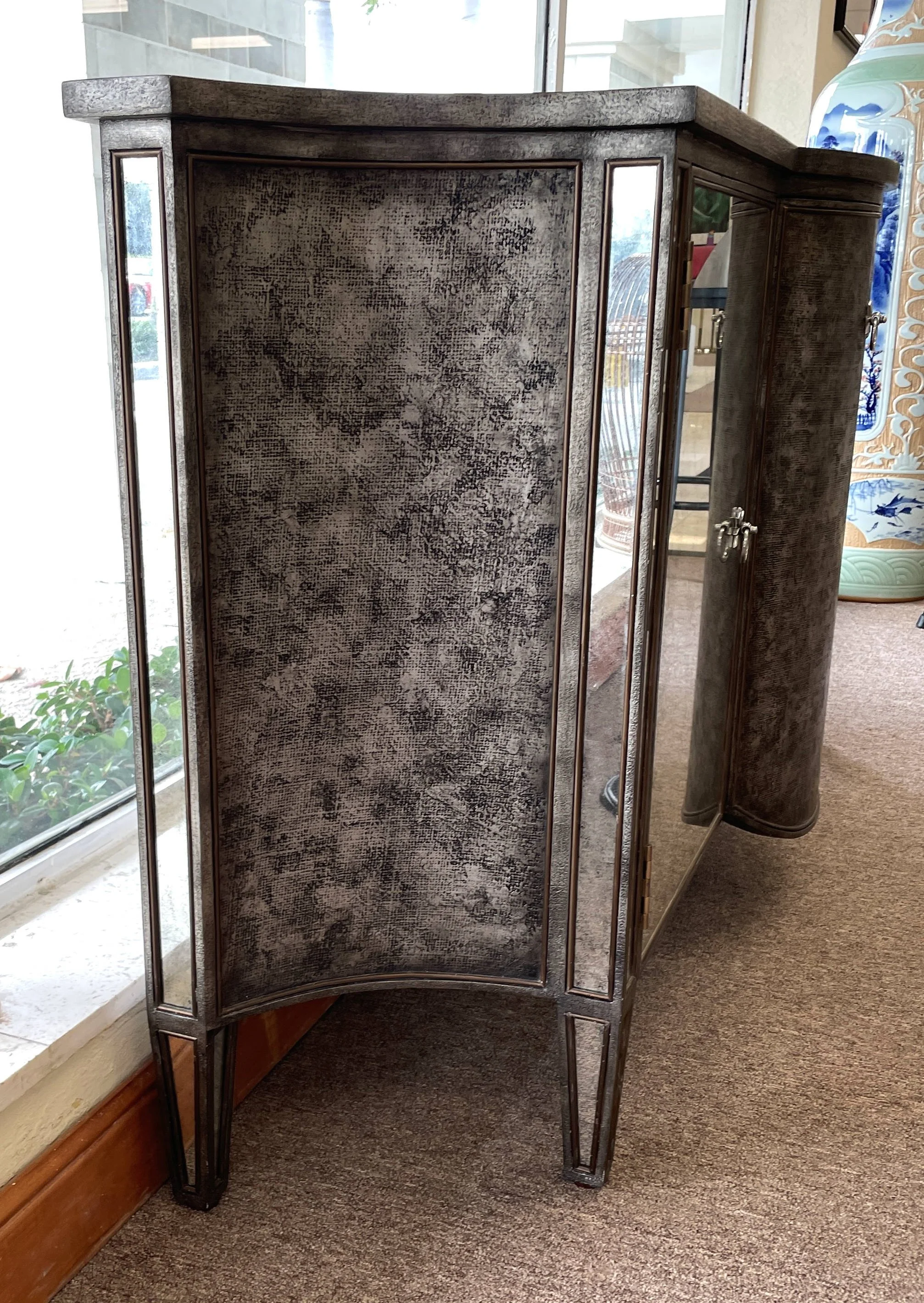 Encore Furniture Gallery-Theodore Alexander Bow-Front Mirrored